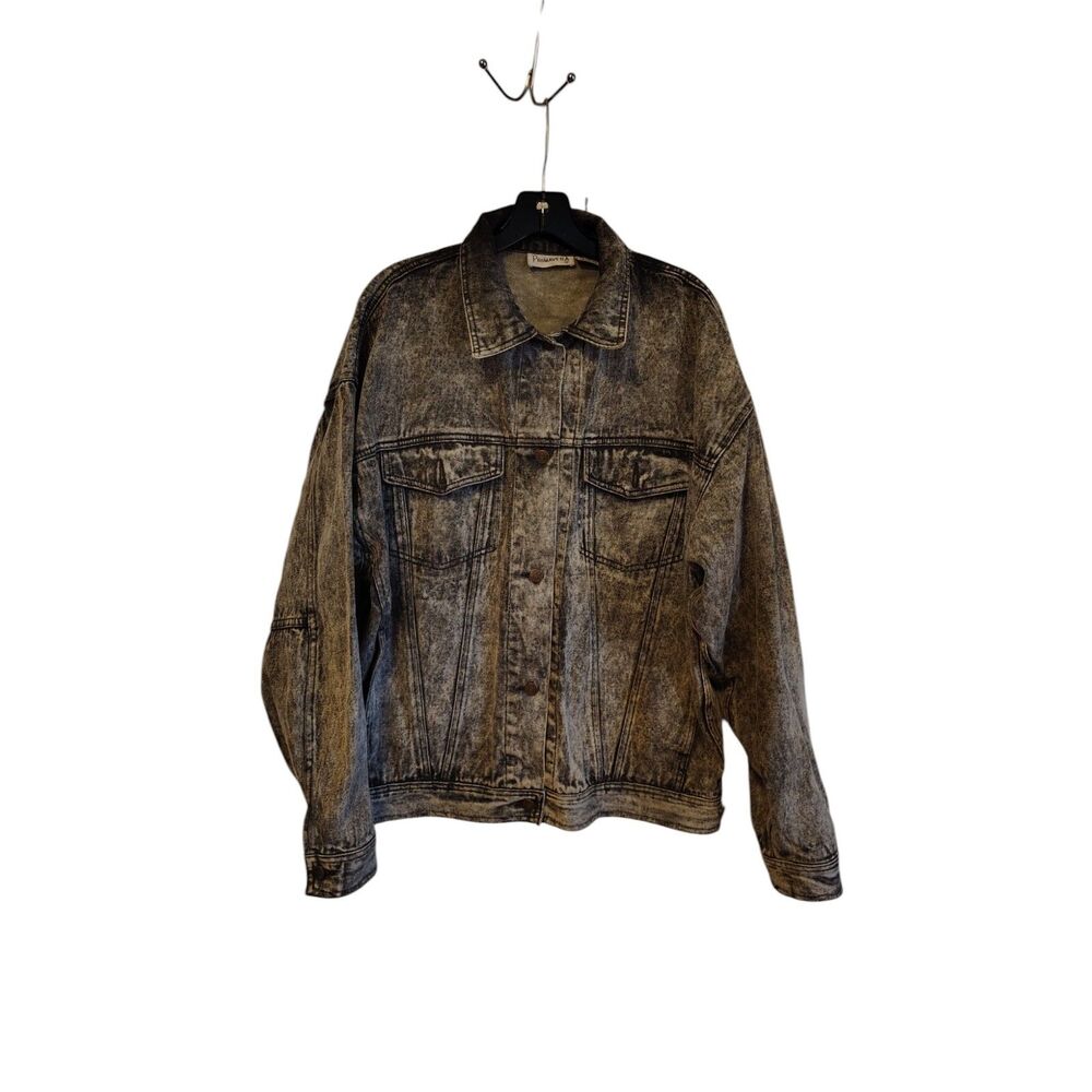 Primavera‎ Black Stonewash Denim Jacket